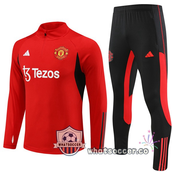 Training Jacket Manchester United Red 2023-2024
