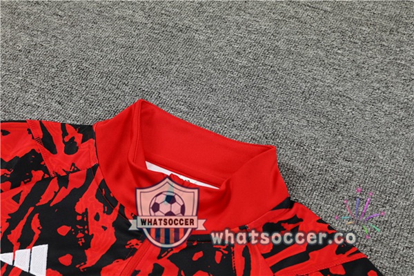 Training Jacket Manchester United Red Black 2023-2024