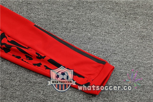 Training Jacket Manchester United Red Black 2023-2024