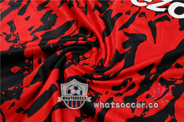 Training Jacket Manchester United Red Black 2023-2024