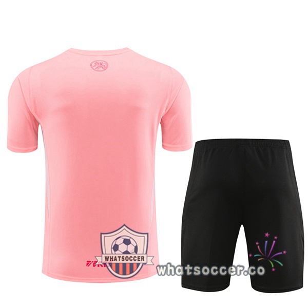 Algeria Training T-Shirts + Shorts Rose 2023-2024