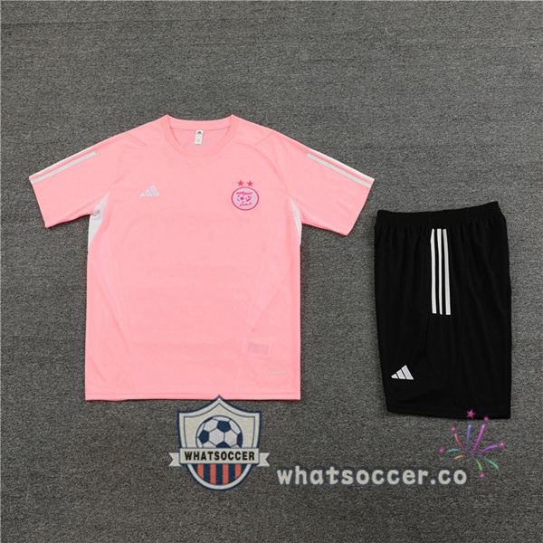 Algeria Training T-Shirts + Shorts Rose 2023-2024