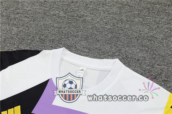 Real Madrid Training T-Shirts + Shorts White Black 2023-2024