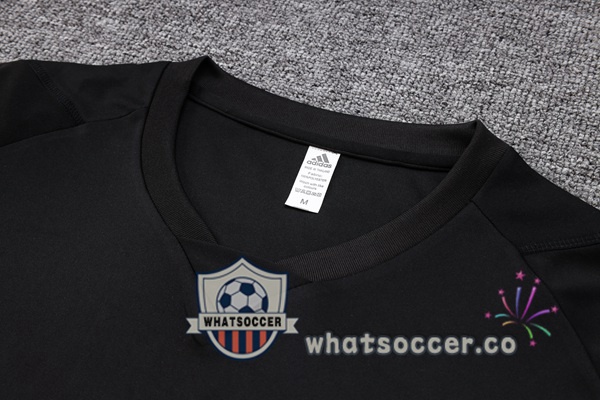 Real Madrid Training T-Shirts + Shorts Black 2023-2024