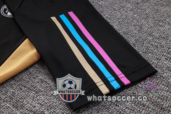 Real Madrid Training T-Shirts + Shorts Black 2023-2024