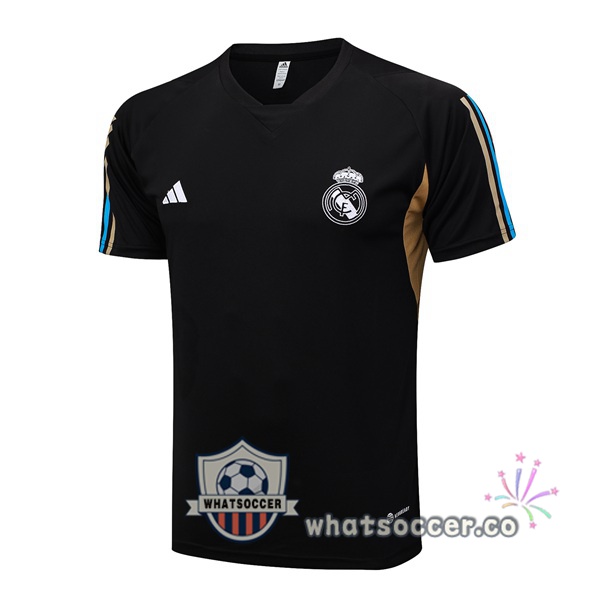 Real Madrid Training T-Shirts Black 2023-2024