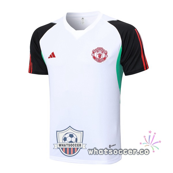 Manchester United Training T-Shirts White 2023-2024