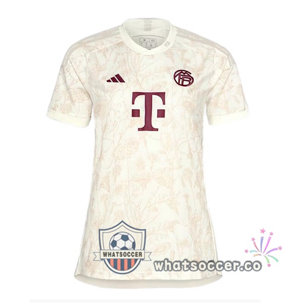 Bayern Munich Women Third Soccer Jerseys Yellow 2023-2024