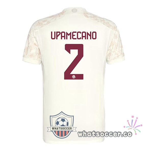 Bayern Munich (Upamecano 2) Third Soccer Jerseys Yellow 2023-2024