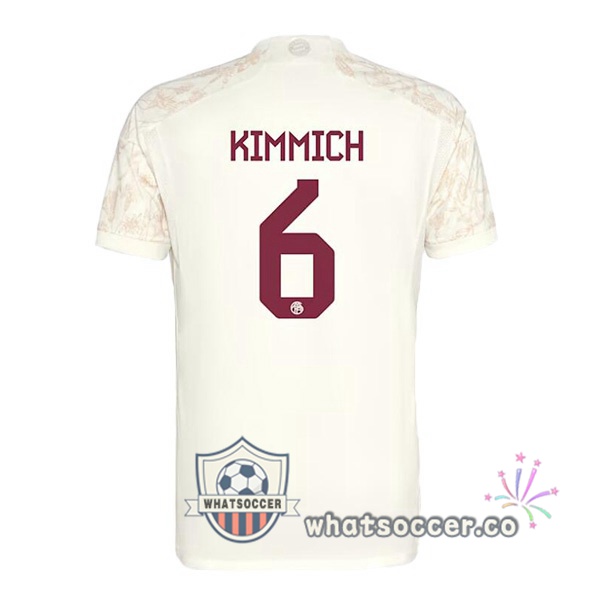 Bayern Munich (Kimmich 6) Third Soccer Jerseys Yellow 2023-2024