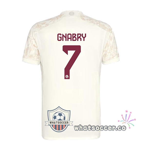 Bayern Munich (Gnabry 7) Third Soccer Jerseys Yellow 2023-2024