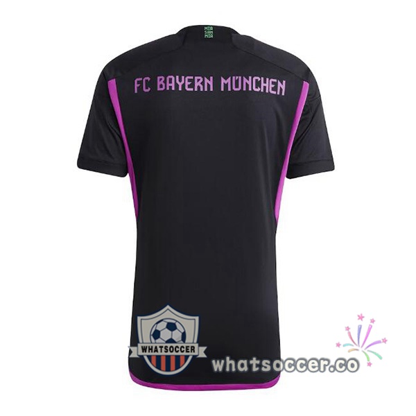Bayern Munich Away Soccer Jerseys Black 2023-2024