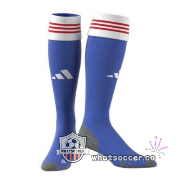 Olympique Lyonnais Away Soccer Jerseys Blue 2023-2024
