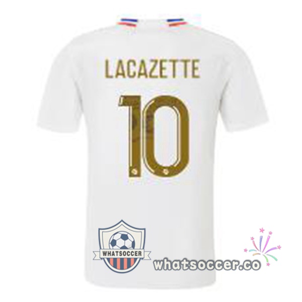 Olympique Lyonnais (LACAZETTE 10) Home Soccer Jerseys White 2023-2024