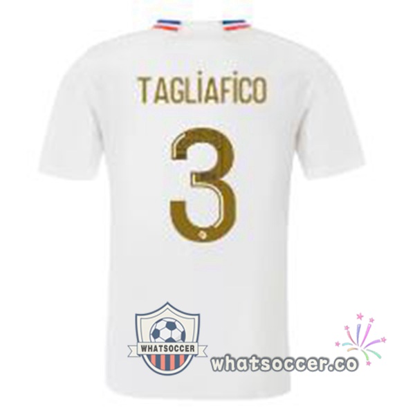 Olympique Lyonnais (TAGLIAFICO 3) Home Soccer Jerseys White 2023-2024