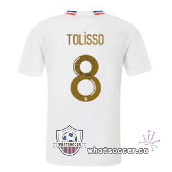 Olympique Lyonnais (TOLISSO 8) Home Soccer Jerseys White 2023-2024