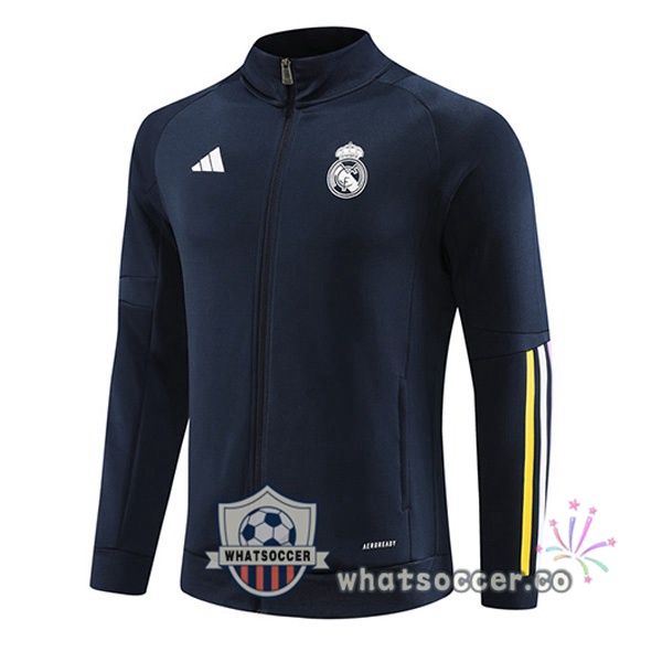 Soccer Jacket Real Madrid Blue Royal 2023-2024
