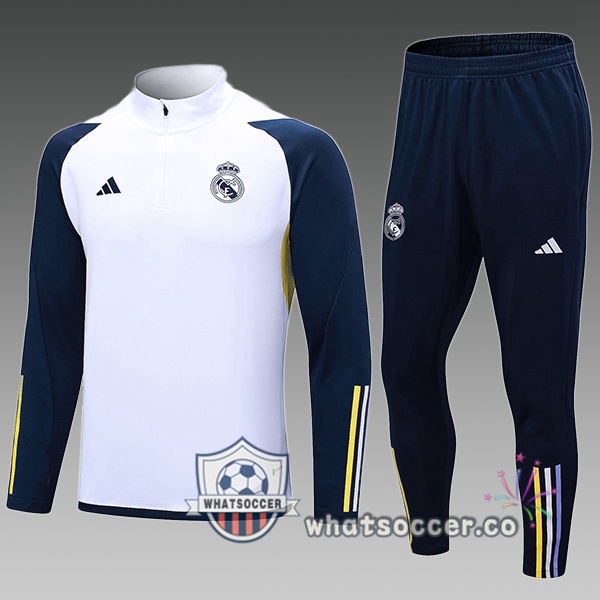 Training Jacket Real Madrid Kids White 2023-2024