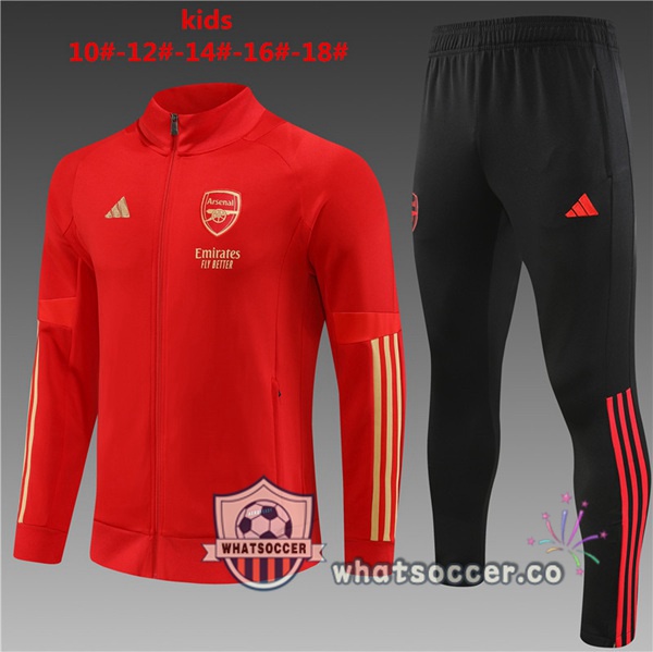Training Jacket Arsenal Kids Red 2023-2024