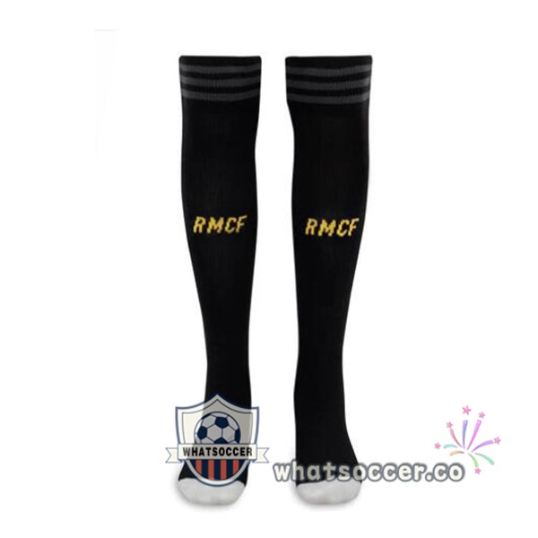 Real Madrid Third Soccer Socks Black 2023-2024