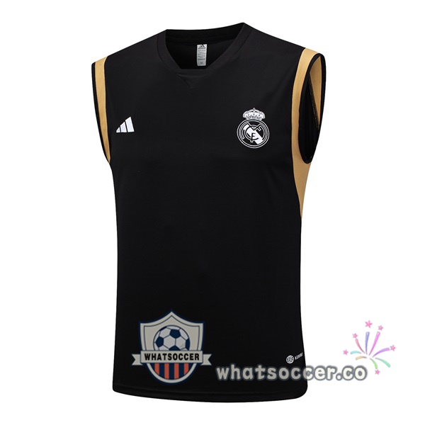 Real Madrid Soccer Vest Black 2023-2024