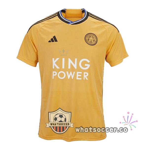 Leicester City Third Soccer Jerseys Yellow 2023-2024
