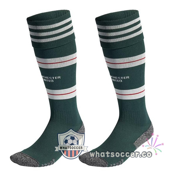 Manchester United Away Soccer Jerseys Green 2023-2024