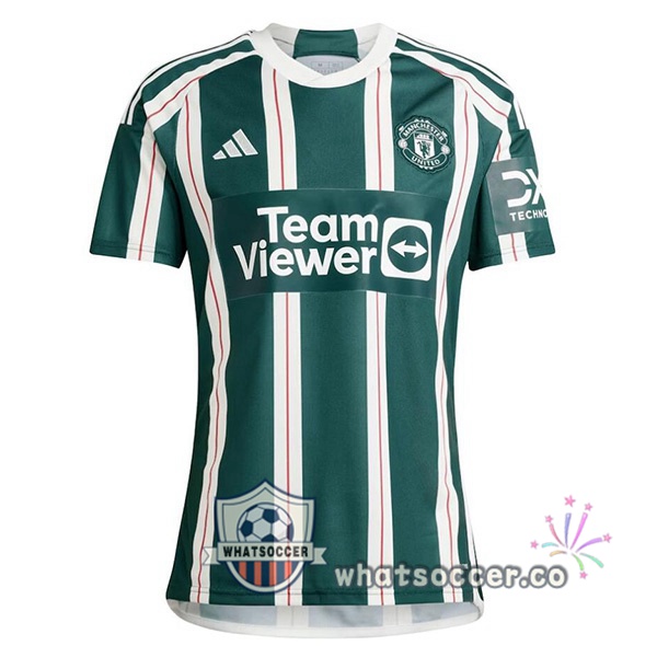 Manchester United Away Soccer Jerseys Green 2023-2024