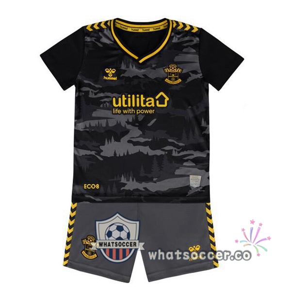 Southampton FC Kids Third Soccer Jerseys Black 2023-2024