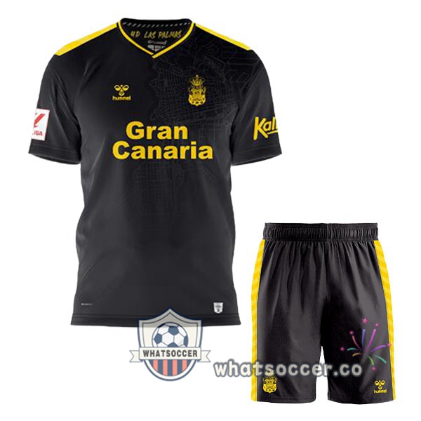UD Las Palmas Kids Away Soccer Jerseys Black 2023-2024