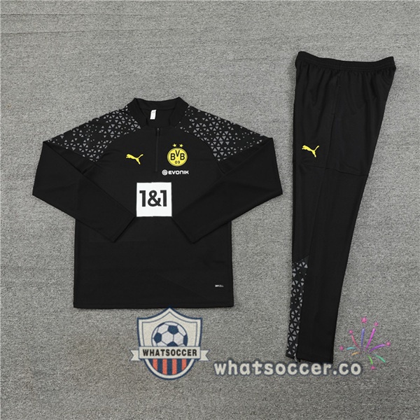 Training Jacket Dortmund BVB Black 2023-2024