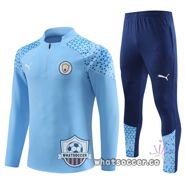 Training Jacket Manchester City Blue 2023-2024