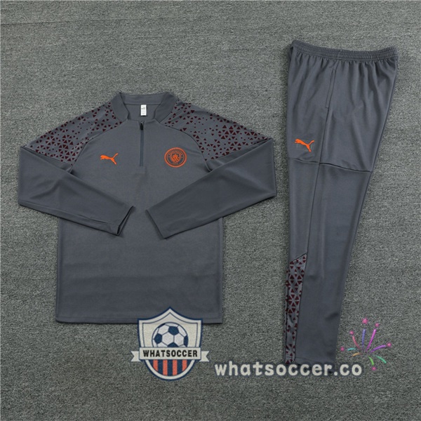 Training Jacket Manchester City Gray 2023-2024
