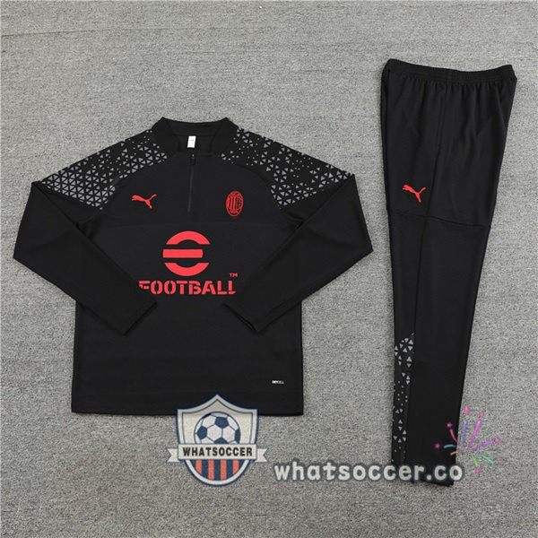 Training Jacket AC Milan Black 2023-2024
