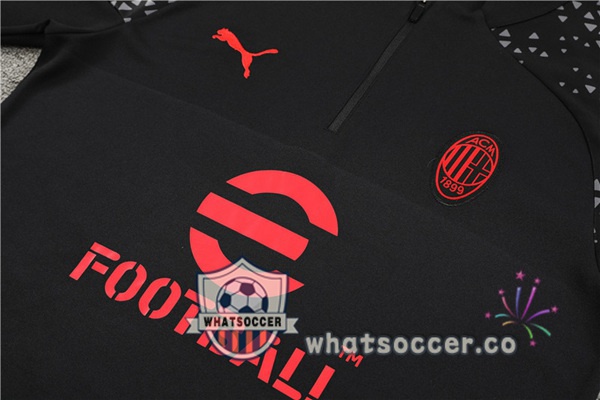 Training Jacket AC Milan Black 2023-2024