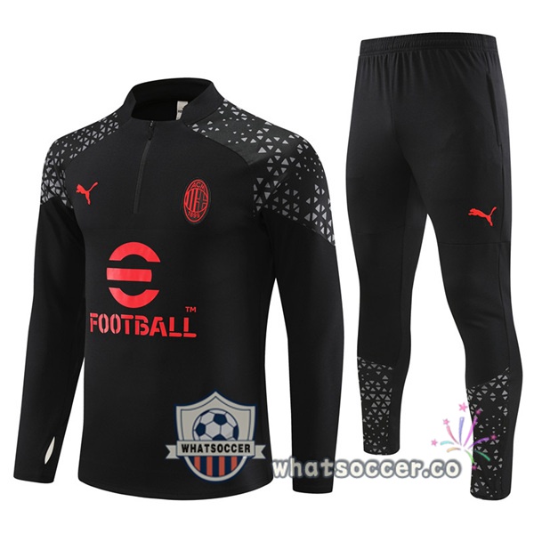 Training Jacket AC Milan Black 2023-2024