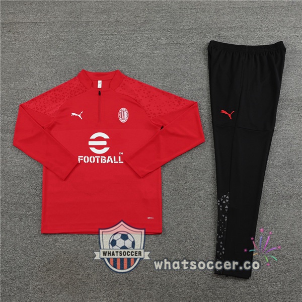 Training Jacket AC Milan Red 2023-2024