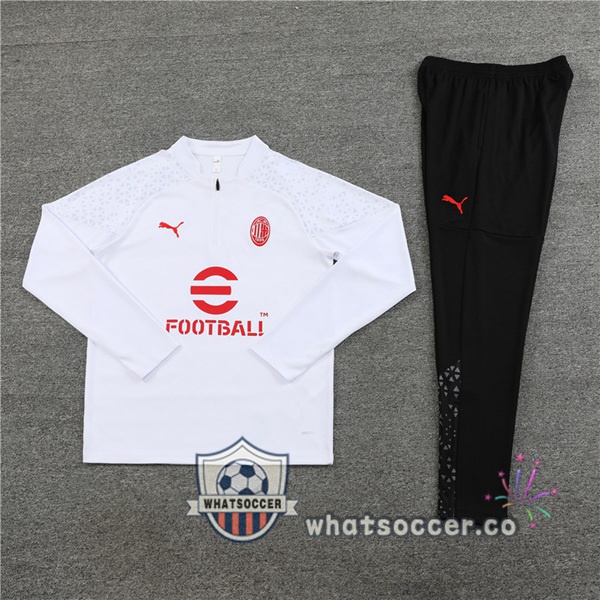Training Jacket AC Milan White 2023-2024