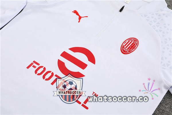 Training Jacket AC Milan White 2023-2024