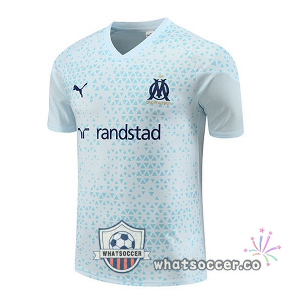 Olympique de Marseille Training T-Shirts Blue 2023-2024
