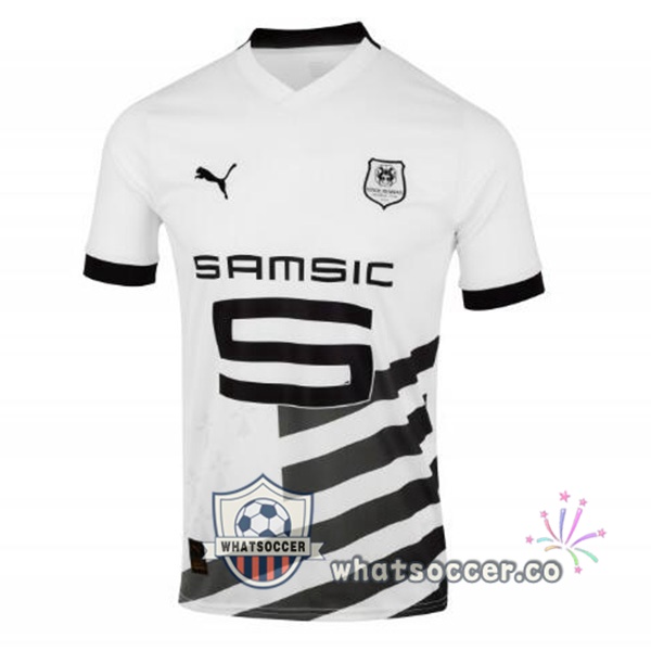 Stade Rennais Away Soccer Jerseys White 2023-2024