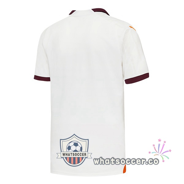 Manchester City Away Soccer Jerseys White 2023-2024