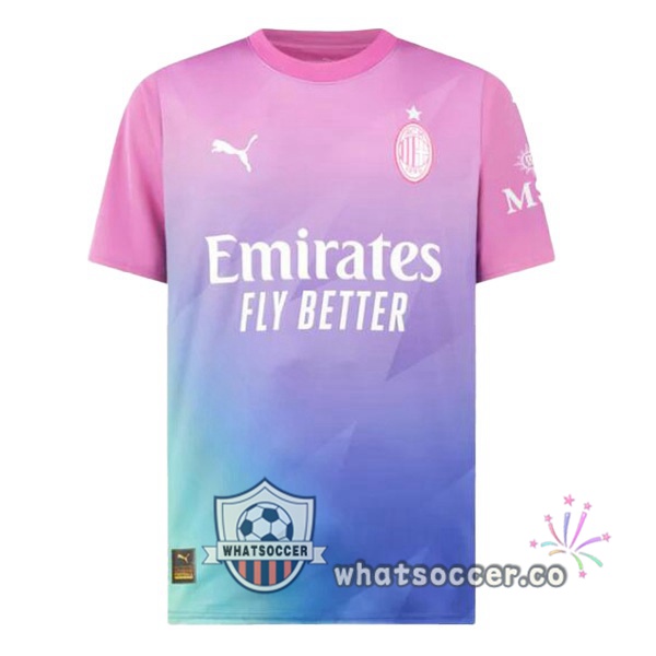 AC Milan Third Soccer Jerseys Rose 2023-2024