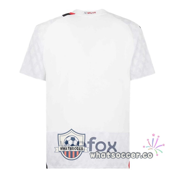 AC Milan Away Soccer Jerseys White 2023-2024