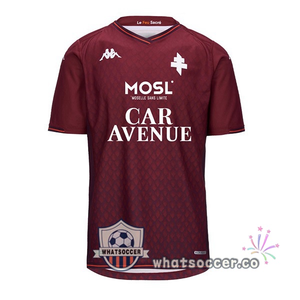 FC Metz Home Soccer Jerseys Red 2023-2024