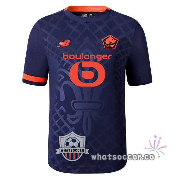 Lille OSC Third Soccer Jerseys Black 2023-2024