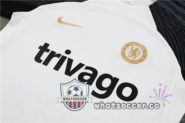 FC Chelsea Training T-Shirts + Shorts White 2023-2024