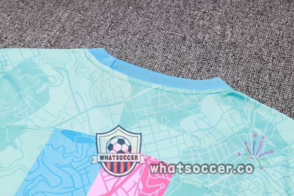 FC Barcelona Training T-Shirts + Shorts Blue 2023-2024