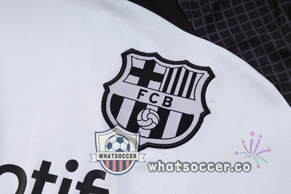 FC Barcelona Training T-Shirts + Shorts Gray 2023-2024