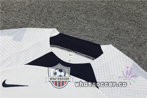 Paris PSG Training T-Shirts + Shorts White 2023-2024